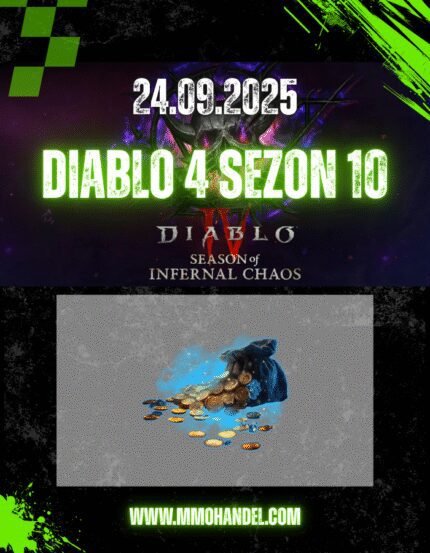 Diablo 4 1B 1000M złoto sezon 10 w D4 ( na zamówienie )