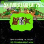 Zwierzęta wiek 75 10x sztuk